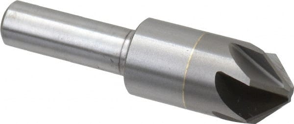 M.A. Ford - 5/8" Head Diam, 3/8" Shank Diam, 6 Flute 90° Solid Carbide Countersink - Exact Tooling