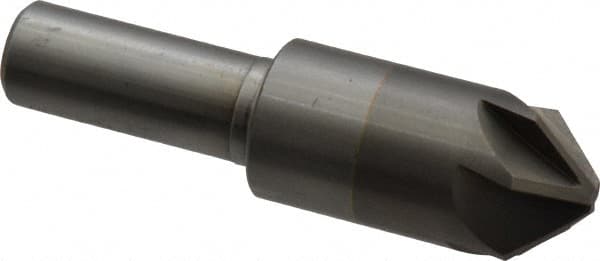 M.A. Ford - 3/4" Head Diam, 1/2" Shank Diam, 6 Flute 90° Solid Carbide Countersink - Exact Tooling