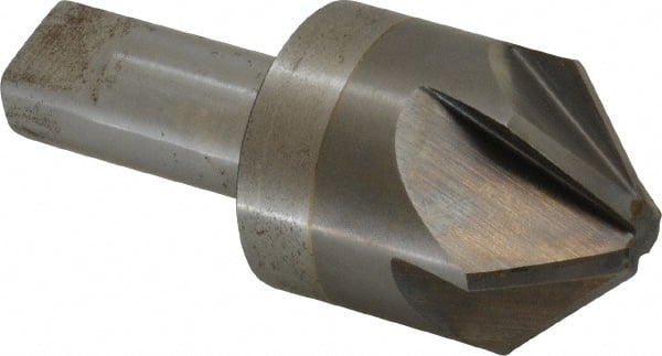 M.A. Ford - 1-1/2" Head Diam, 3/4" Shank Diam, 6 Flute 90° Solid Carbide Countersink - Exact Tooling