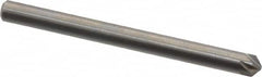 M.A. Ford - 1/8" Head Diam, 1/8" Shank Diam, 6 Flute 100° Solid Carbide Countersink - Exact Tooling