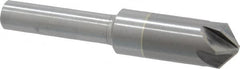 M.A. Ford - 3/8" Head Diam, 1/4" Shank Diam, 6 Flute 100° Solid Carbide Countersink - Exact Tooling