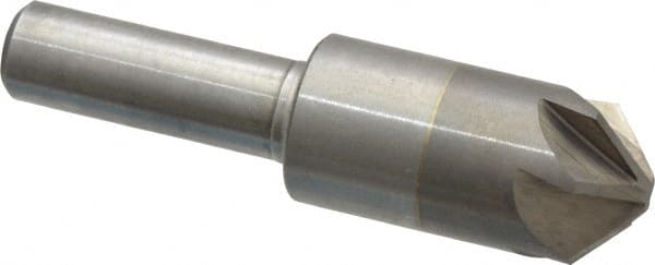 M.A. Ford - 5/8" Head Diam, 3/8" Shank Diam, 6 Flute 100° Solid Carbide Countersink - Exact Tooling