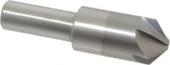 M.A. Ford - 3/4" Head Diam, 1/2" Shank Diam, 6 Flute 100° Solid Carbide Countersink - Exact Tooling