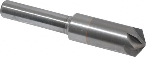 M.A. Ford - 3/8" Head Diam, 1/4" Shank Diam, 6 Flute 120° Solid Carbide Countersink - Exact Tooling