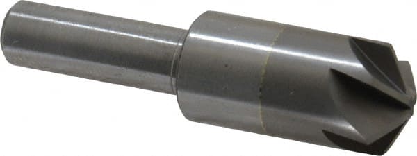 M.A. Ford - 5/8" Head Diam, 3/8" Shank Diam, 6 Flute 120° Solid Carbide Countersink - Exact Tooling