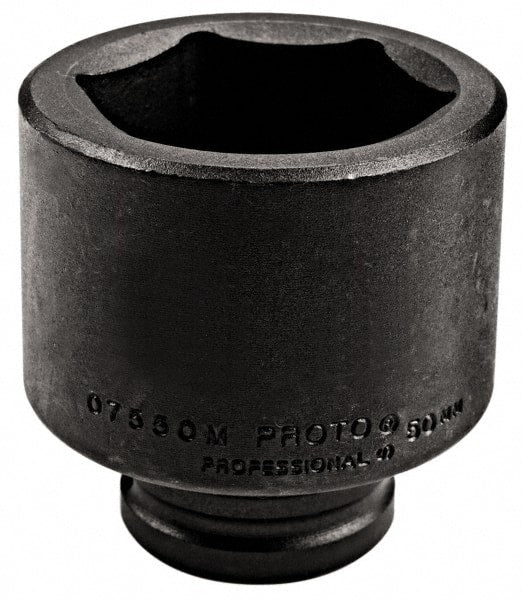 Proto - 3/4" Drive 29mm Standard Impact Socket - 6 Points, 2-3/16" OAL - Exact Tooling