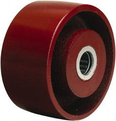 Hamilton - 4-1/4 Inch Diameter x 2-1/2 Inch Wide, Cast Iron Caster Wheel - 1,200 Lb. Capacity, 3-1/4 Inch Hub Length, 3/4 Inch Axle Diameter, Tapered Roller Bearing - Exact Tooling