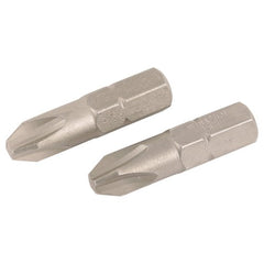Phillips Insert Bit On 5/16″ Drive #2 × 32mm (2 Bit Pack) - Exact Tooling