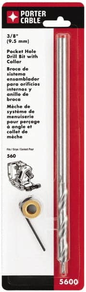 Porter-Cable - Power Planer & Joiner Accessories Accessory Type: Pocket Hole Drill Bit For Use With: QUIKJIG - Exact Tooling