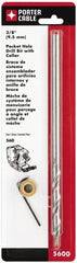 Porter-Cable - Power Planer & Joiner Accessories Accessory Type: Pocket Hole Drill Bit For Use With: QUIKJIG - Exact Tooling