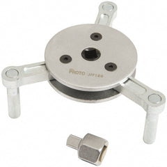 Proto - 3-1/8 to 4-3/4" Diam, Self Gripping Oil Filter Wrench - Steel, For Use with Filter Sizes of 3-1/8" to 4-3/4" (80mm to 120mm) - Exact Tooling