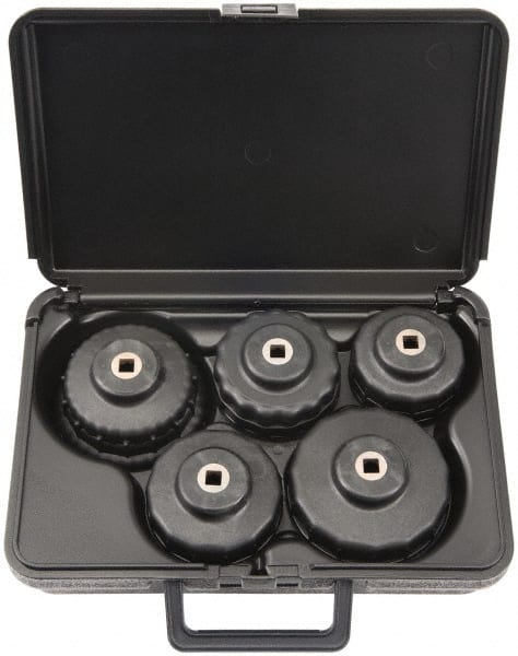 Proto - 2-1/2 to 3-5/8" Diam, Oil Filter Cups Set - Nylon Fiber Composite, For Use with Filter Sizes 65/67mm, 74/76mm, 76mm, 93mm & 76/80/93mm - Exact Tooling