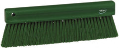 Vikan - Polyester Counter Brush - 2" Bristle Length, 11" Long x 1-1/4" Wide Head, Green - Exact Tooling