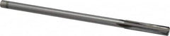 Made in USA - 5/16" Carbide-Tipped 4 Flute Chucking Reamer - Straight Flute, 9/32" Straight Shank, 1-1/2" Flute Length, 6" OAL - Exact Tooling