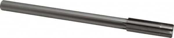 Made in USA - 45/64" Carbide-Tipped 6 Flute Chucking Reamer - Exact Tooling