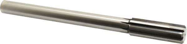 Made in USA - 59/64" Carbide-Tipped 8 Flute Chucking Reamer - Straight Flute, Straight Shank, 2-5/8" Flute Length, 10" OAL - Exact Tooling