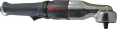 Ingersoll-Rand - 3/8" Drive, 7,100 RPM, 45 to 160 Ft/Lb Torque Impact Wrench - Angled Handle, 3.5 CFM, 1/4" NPT Inlet - Exact Tooling
