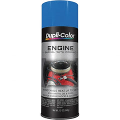 Krylon - 12 oz GM Blue Automotive Heat Resistant Paint - High Gloss Finish, Comes in Aerosol Can - Exact Tooling