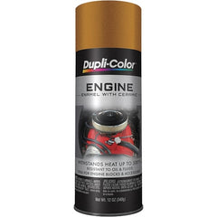 Krylon - 12 oz Universal Gold Automotive Heat Resistant Paint - High Gloss Finish, Comes in Aerosol Can - Exact Tooling