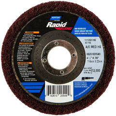 Norton - 4-1/2" Diam, Medium Grade, Aluminum Oxide Deburring Disc - Exact Tooling