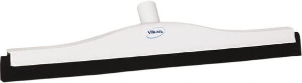 Vikan - 20" Foam Rubber Blade Bench Squeegee - Double Edge, White, Plastic Holder - Exact Tooling