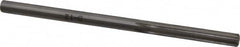 Made in USA - 3/16" High Speed Steel 6 Flute Chucking Reamer - Straight Flute, 3/16" Straight Shank, 1-1/8" Flute Length, 3-1/2" OAL - Exact Tooling