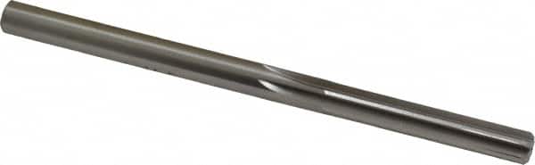 Made in USA - Letter G High Speed Steel 6 Flute Chucking Reamer - Straight Flute, 0.261" Straight Shank, 1-1/2" Flute Length, 4-1/8" OAL - Exact Tooling