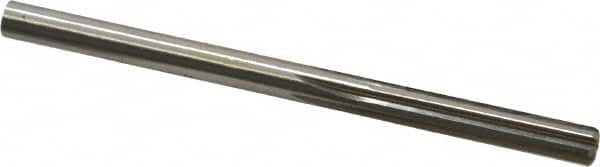 Made in USA - Letter H High Speed Steel 6 Flute Chucking Reamer - Straight Flute, 0.266" Straight Shank, 1-1/2" Flute Length, 4-1/8" OAL - Exact Tooling