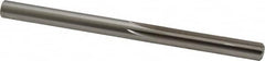 Made in USA - Letter N High Speed Steel 6 Flute Chucking Reamer - Straight Flute, 0.302" Straight Shank, 1-1/2" Flute Length, 4-3/8" OAL - Exact Tooling