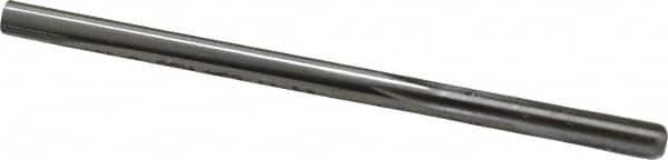 Made in USA - 3/16" High Speed Steel 6 Flute Chucking Reamer - Straight Flute, 3/16" Straight Shank, 1-1/8" Flute Length, 3-1/2" OAL - Exact Tooling