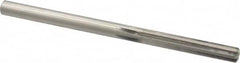 Made in USA - 1/4" High Speed Steel 6 Flute Chucking Reamer - Straight Flute, 1/4" Straight Shank, 1-1/2" Flute Length, 4" OAL - Exact Tooling