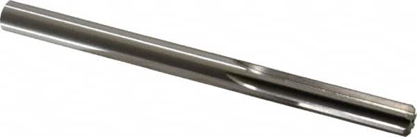 Made in USA - 0.3745" High Speed Steel 6 Flute Dowel Pin Chucking Reamer - Exact Tooling