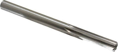 Made in USA - 0.4365" High Speed Steel 6 Flute Chucking Reamer - Straight Flute, 0.4365" Straight Shank, 1-3/4" Flute Length, 5-1/2" OAL - Exact Tooling