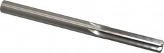 Made in USA - 0.4385" High Speed Steel 6 Flute Chucking Reamer - Straight Flute, 0.4385" Straight Shank, 1-3/4" Flute Length, 5-1/2" OAL - Exact Tooling