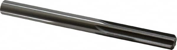 Made in USA - 0.499" High Speed Steel 6 Flute Chucking Reamer - Exact Tooling