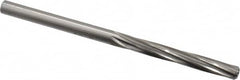 Made in USA - #2 High Speed Steel 6 Flute Chucking Reamer - Spiral Flute, 0.221" Straight Shank, 1-1/2" Flute Length, 3-7/8" OAL - Exact Tooling