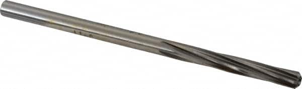 Made in USA - #13 High Speed Steel 6 Flute Chucking Reamer - Exact Tooling