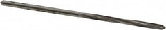 Made in USA - #49 High Speed Steel 4 Flute Chucking Reamer - Spiral Flute, 0.073" Straight Shank, 3/4" Flute Length, 2" OAL - Exact Tooling