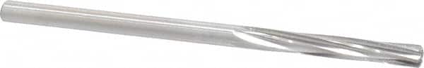 Made in USA - 3/16" High Speed Steel 6 Flute Chucking Reamer - Spiral Flute, 3/16" Straight Shank, 1-1/8" Flute Length, 3-1/2" OAL - Exact Tooling