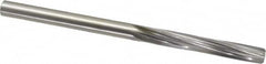 Made in USA - 0.2495" High Speed Steel 6 Flute Dowel Pin Chucking Reamer - Exact Tooling