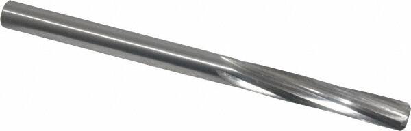 Made in USA - 0.3135" High Speed Steel 6 Flute Chucking Reamer - Spiral Flute, 0.3135" Straight Shank, 1-1/2" Flute Length, 4-1/2" OAL - Exact Tooling