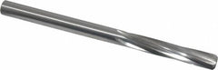 Made in USA - 0.3135" High Speed Steel 6 Flute Chucking Reamer - Spiral Flute, 0.3135" Straight Shank, 1-1/2" Flute Length, 4-1/2" OAL - Exact Tooling