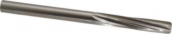 Made in USA - 0.3745" High Speed Steel 6 Flute Dowel Pin Chucking Reamer - Exact Tooling