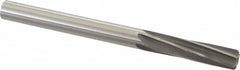 Made in USA - 0.4995" High Speed Steel 6 Flute Dowel Pin Chucking Reamer - Exact Tooling