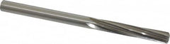 Made in USA - Letter J High Speed Steel 6 Flute Chucking Reamer - Spiral Flute, 0.277" Straight Shank, 1-1/2" Flute Length, 4-1/8" OAL - Exact Tooling