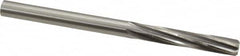 Made in USA - Letter Q High Speed Steel 6 Flute Chucking Reamer - Spiral Flute, 0.332" Straight Shank, 1-1/2" Flute Length, 4-3/4" OAL - Exact Tooling