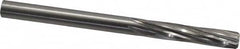 Made in USA - Letter U High Speed Steel 6 Flute Chucking Reamer - Spiral Flute, 0.368" Straight Shank, 1-3/4" Flute Length, 5" OAL - Exact Tooling