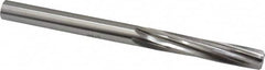 Made in USA - Letter Y High Speed Steel 6 Flute Chucking Reamer - Spiral Flute, 0.404" Straight Shank, 1-3/4" Flute Length, 5-1/4" OAL - Exact Tooling