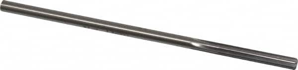 Made in USA - 13/64" Cobalt 6 Flute Chucking Reamer - Straight Flute, 0.1945" Straight Shank, 1-1/4" Flute Length, 5" OAL - Exact Tooling