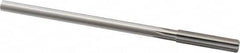 Made in USA - 21/64" Cobalt 6 Flute Chucking Reamer - Straight Flute, 0.2792" Straight Shank, 1-1/2" Flute Length, 6" OAL - Exact Tooling
